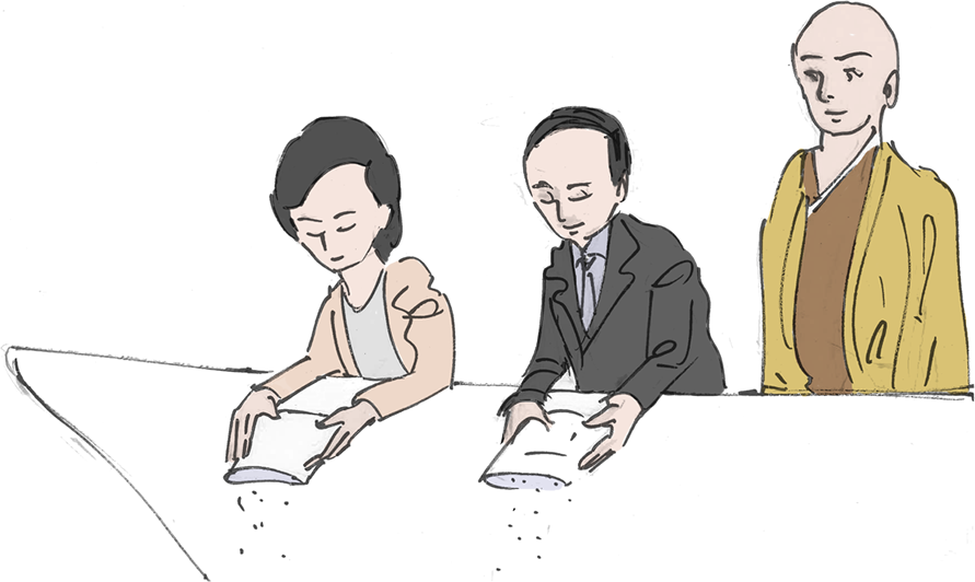 海洋散骨の風景